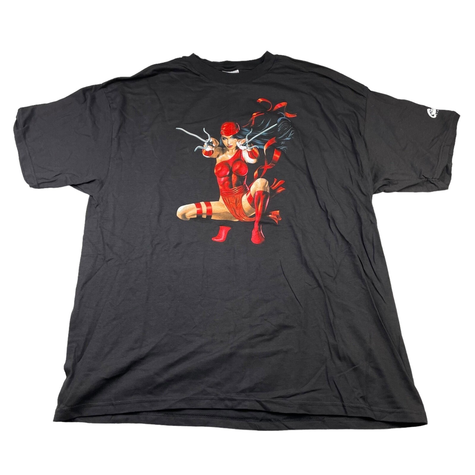 VTG NEW Elektra Dare Devil Manuel 2001 Graphitti Men\'s T-Shirt Black • MEDIUM VTG NEW Elektra Dare Devil Manuel 2001 Graphitti Men\'s T-Shirt Black • MEDIUM