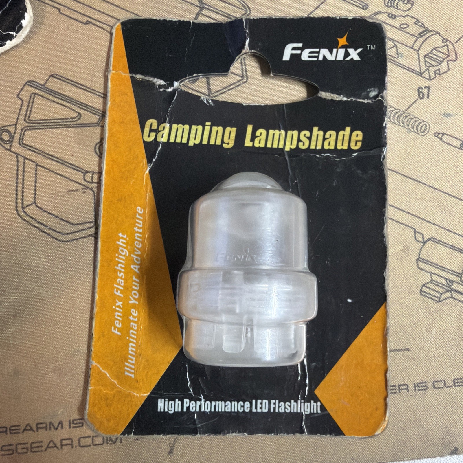 Fenix Camping Lampshade Flashlight Diffuser 21-23mm LD10 LD20 PD20 PD30 Vintage