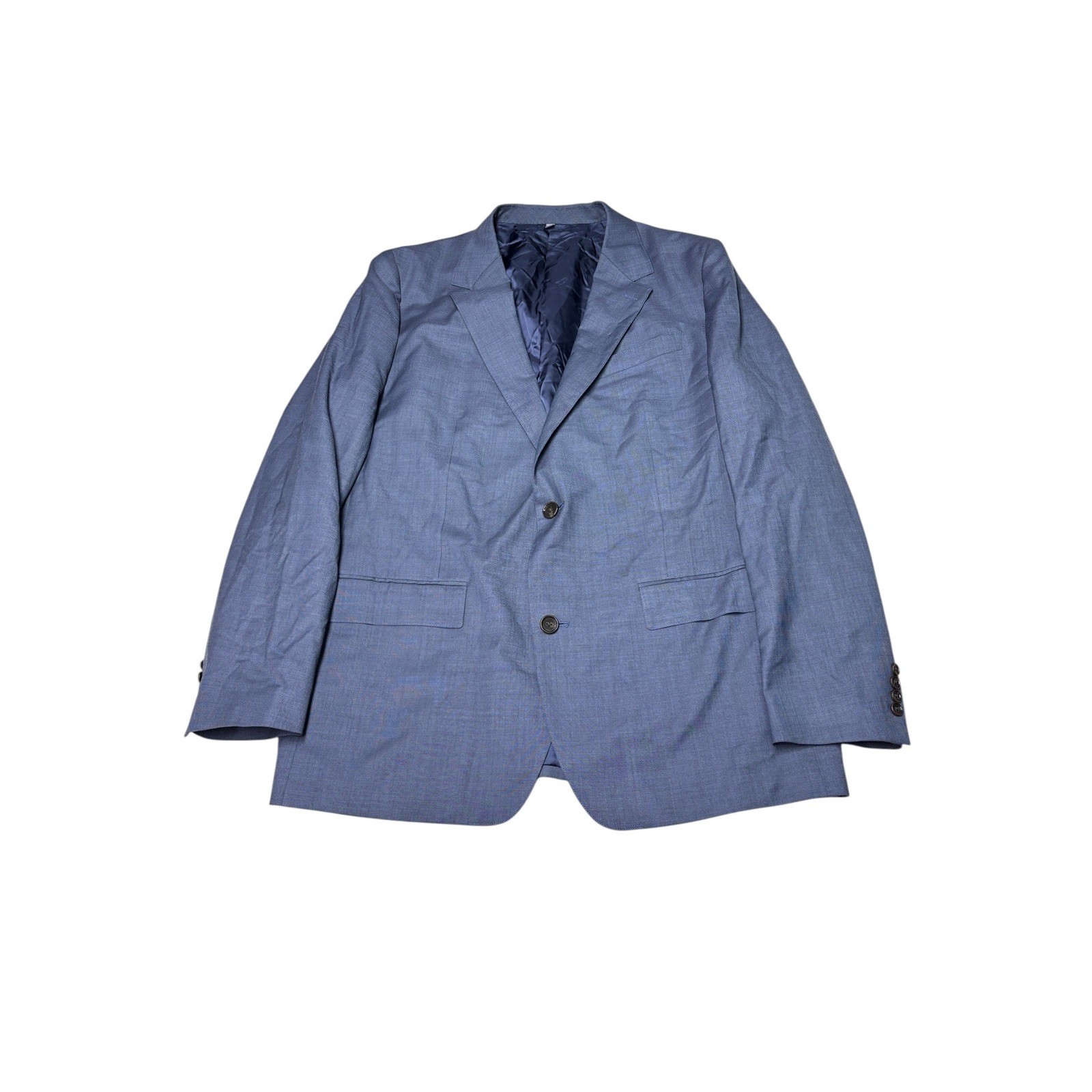 Bonobos Jetsetter Blue Wool Blazer Tollegno 1900 Italian Fabric Standard Men 48L