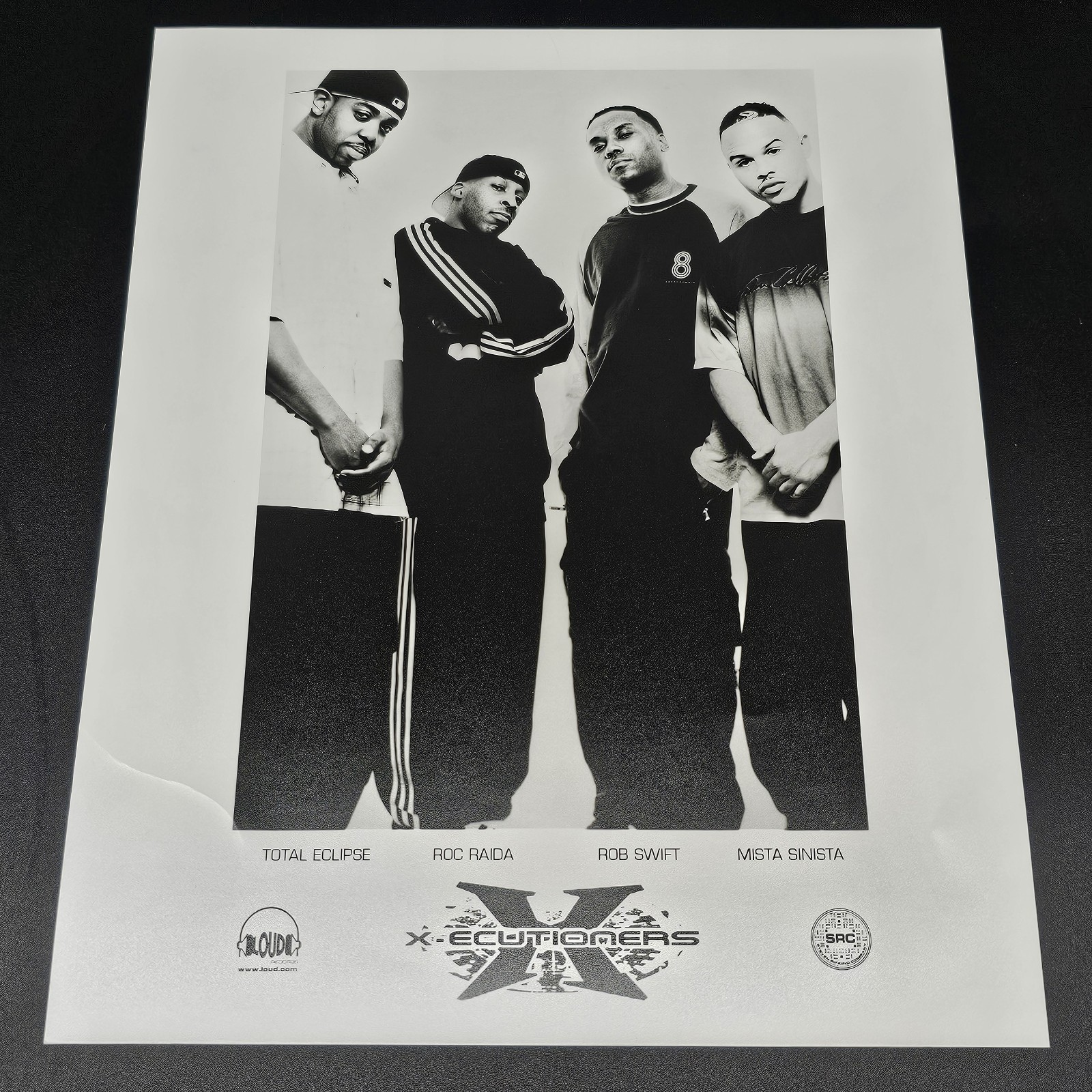 Rare X-Ecutioners Press Photo Loud Records Roc Raida Mista Sinista 8x10\