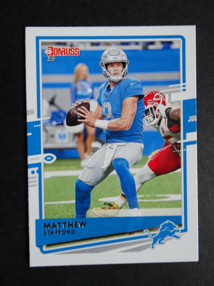 2020 Panini Donruss #96 Matthew Stafford Detroit Lions Football Card