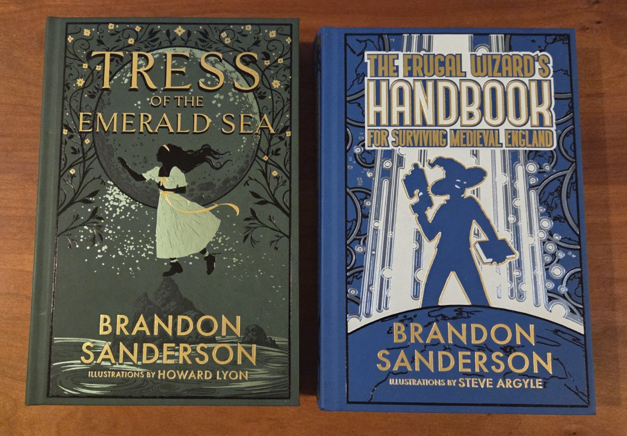 Frugal Wizard + Tress of the Emerald Sea - Brandon Sanderson (SIGNED by artists) Frugal Wizard + Tress of the Emerald Sea - Brandon Sanderson (SIGNED by artists)