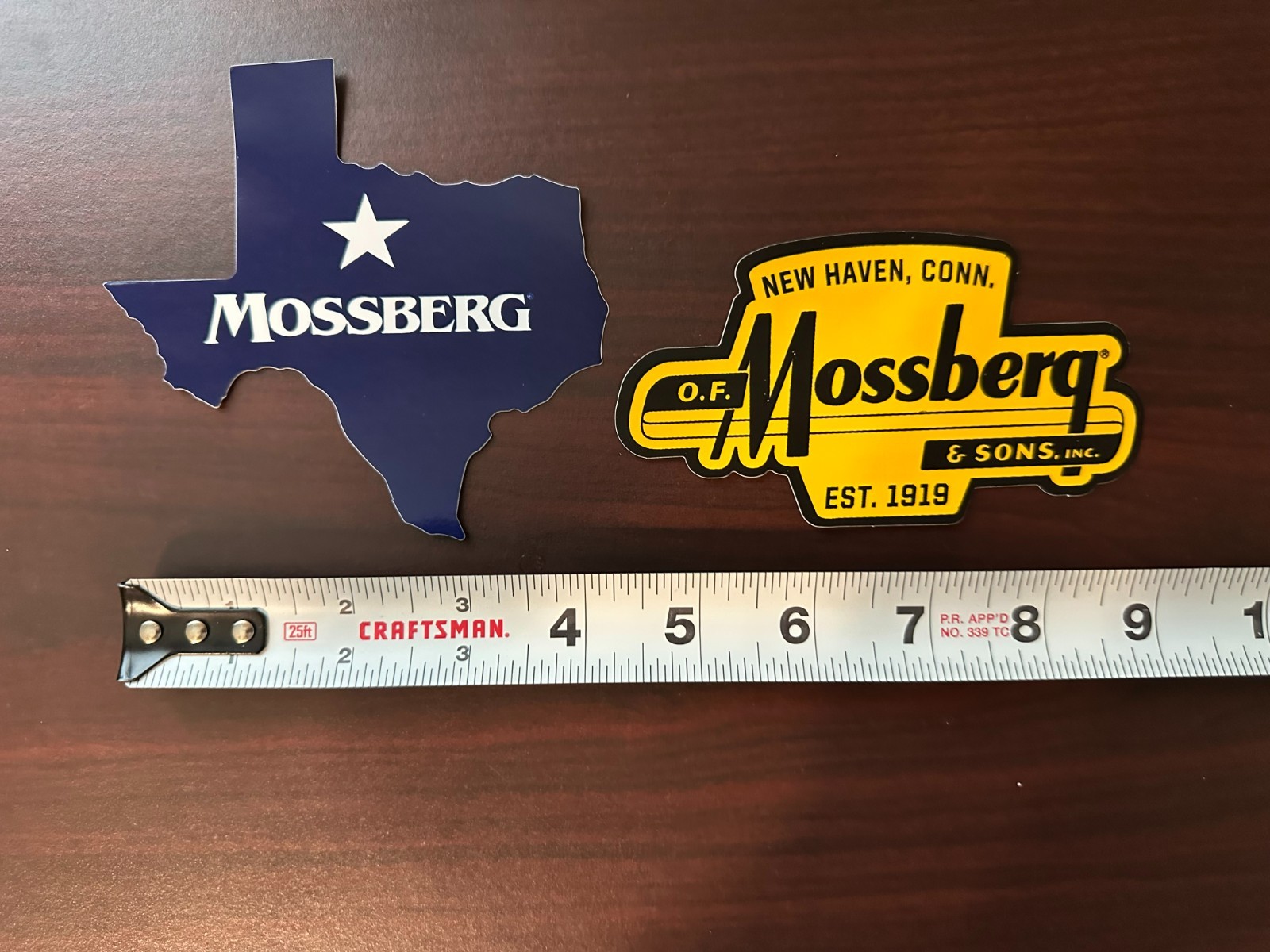 Mossberg 2 Stickers NRA / Shot Show 2026