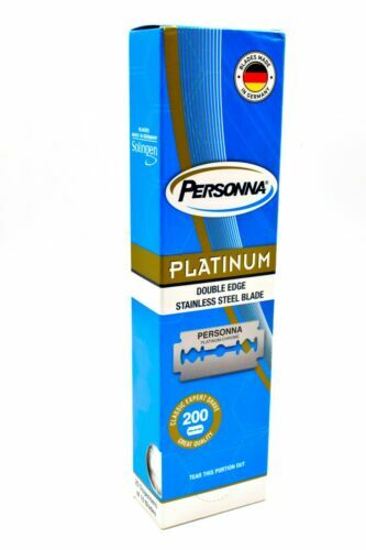 200 Personna Platinum double edge razor Shaving blades- Germany