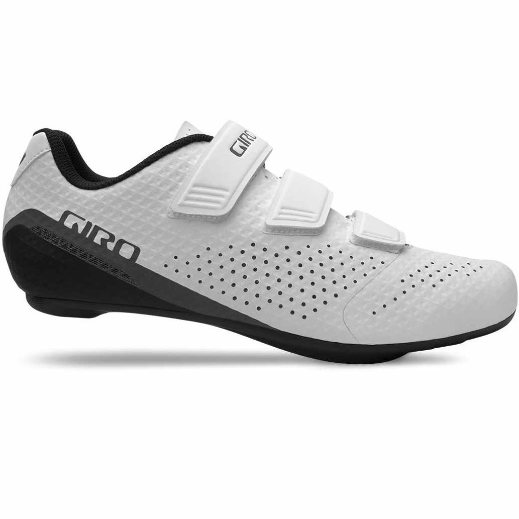 Giro Men\'s Stylus Road Cycling Shoe  White/Black US 11 EU-45