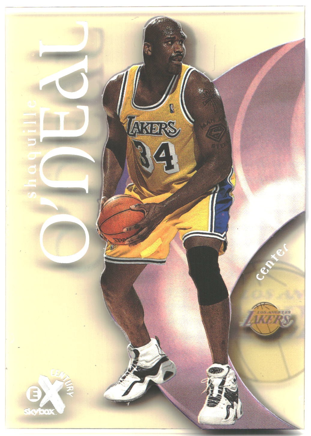 1998-99 SkyBox E-X Century Shaquille O\'Neal #14 Los Angeles Lakers