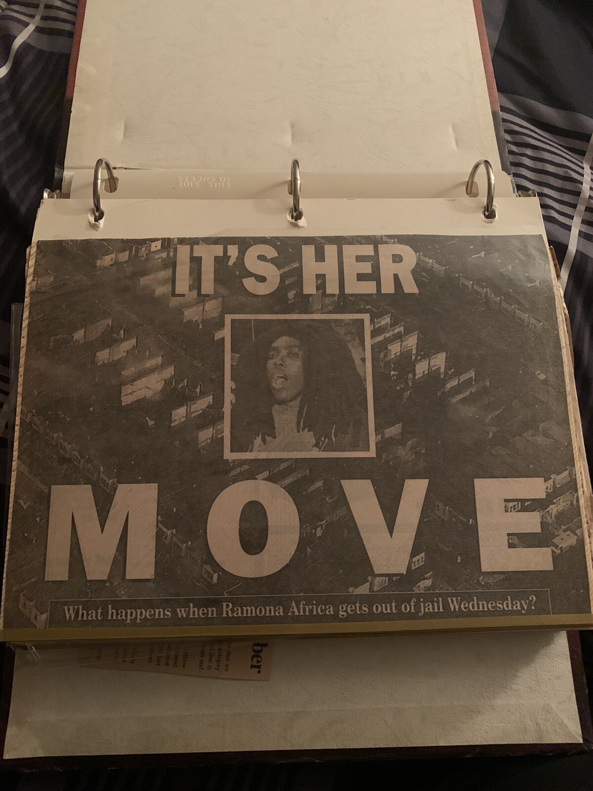 RARE 1985 MOVE Bombing Newspaper Clippings Historical RARE 1985 MOVE Bombing Newspaper Clippings Historical