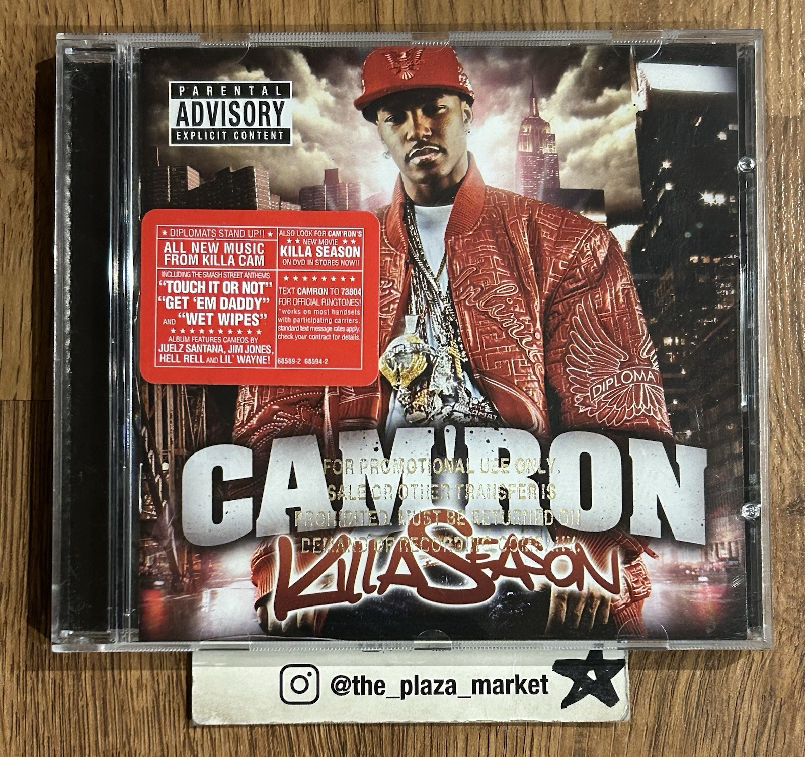 Cam'ron Killa Season CD New rare Promo stamped edition Out of print Camron music Cam'ron Killa Season CD New rare Promo stamped edition Out of print Camron music