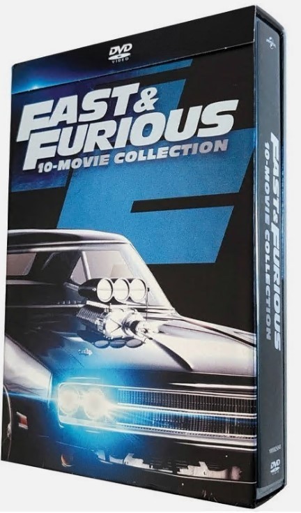 Fast & Furious 10-Movie Collection DVD BOX SET VIN DIESEL *Free Fast Shipping*