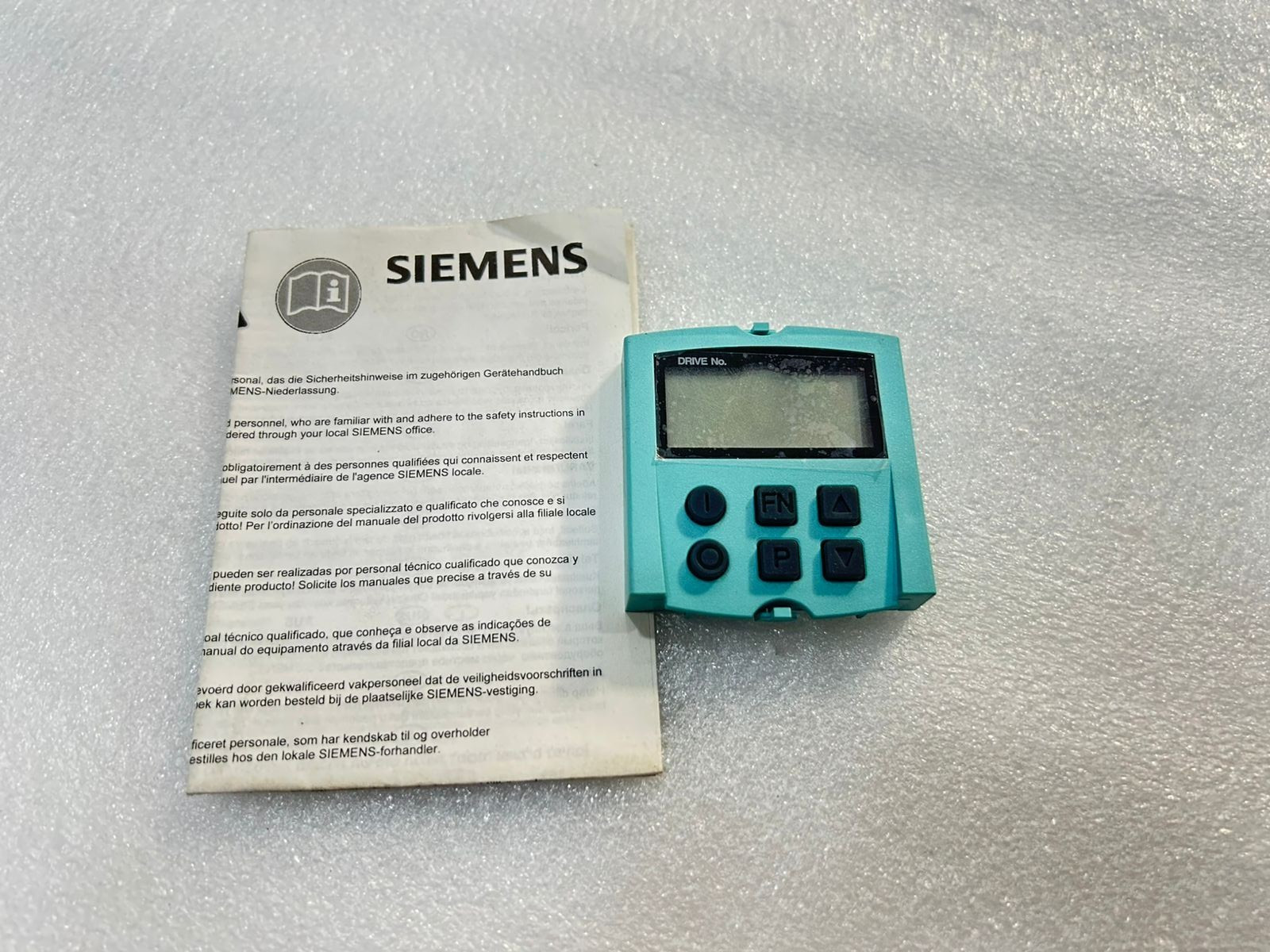 Siemens 6SL3055-0AA0-4BA0 Basic Operator Panel BOP 20