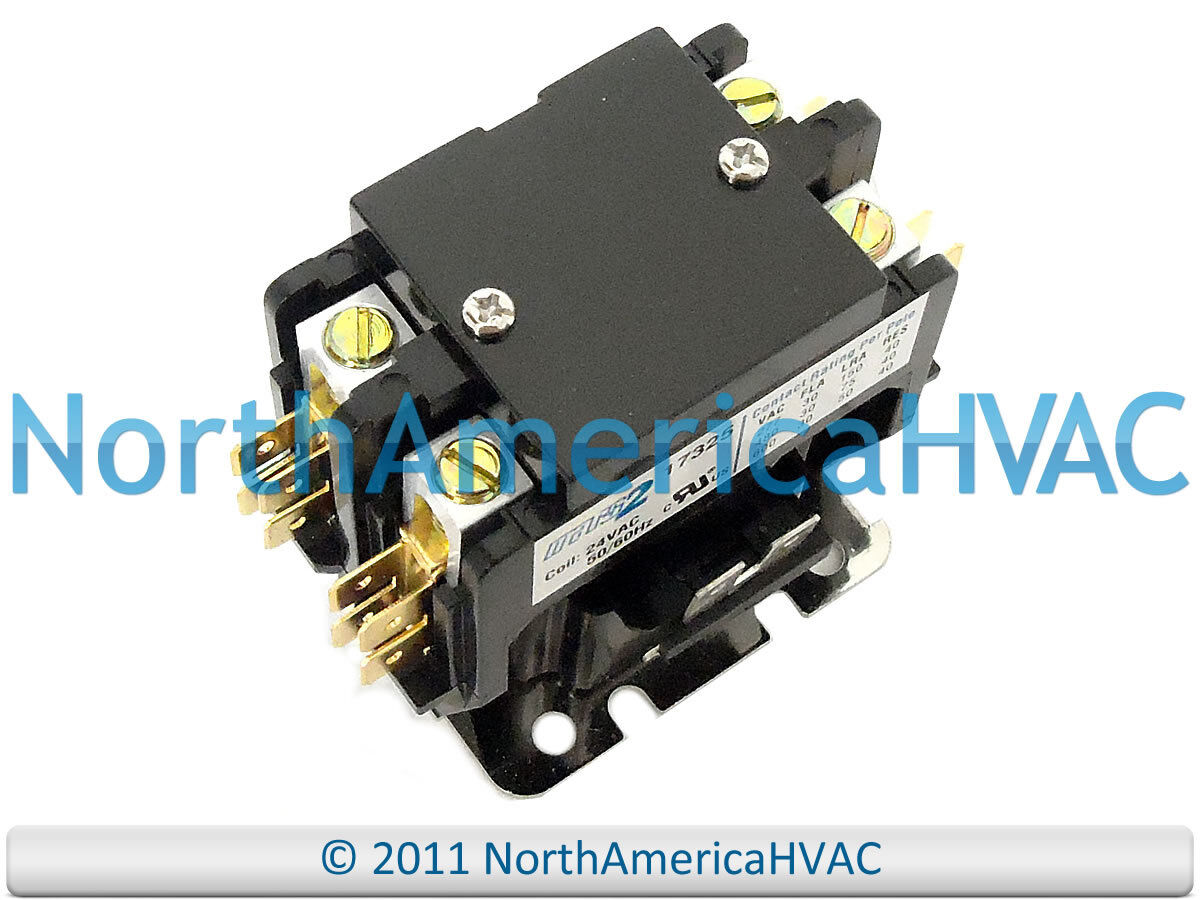 A/C Contactor Relay 2 Pole Fits Trane American Standard C147094P05 C147094P10