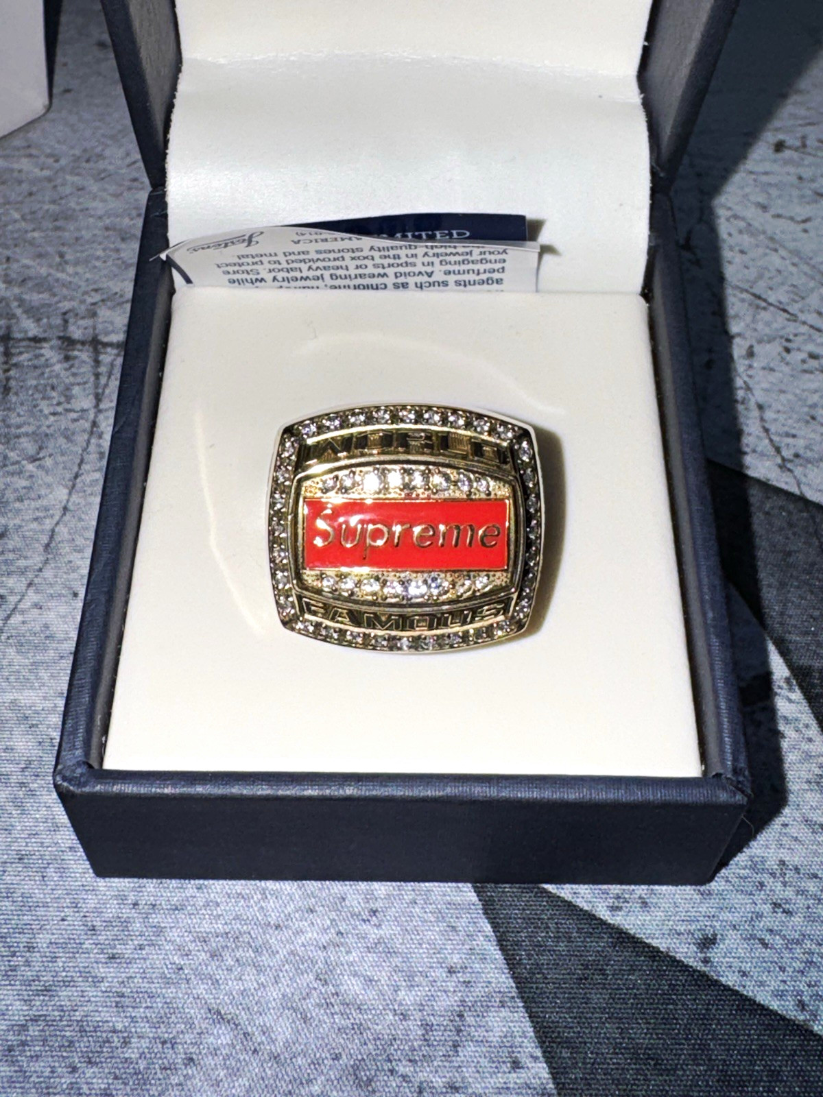 Supreme Jostens World Famous Champion Ring Size 10 Supreme Jostens World Famous Champion Ring Size 10