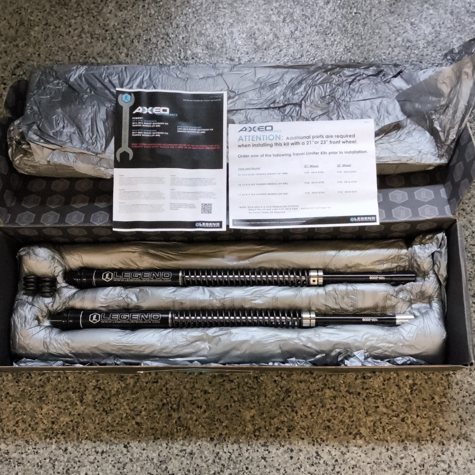 Legend Suspension Axeo Performance FL 41mm Legend Suspension Axeo Performance FL 41mm