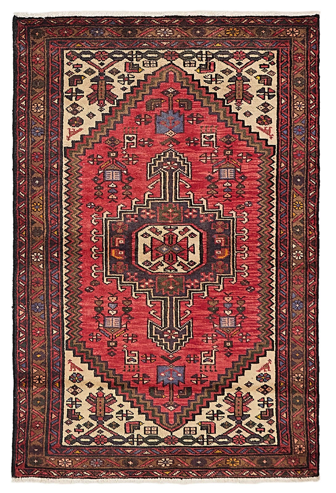 Traditional Vintage Hand-Knotted Area Rug 3\'3\