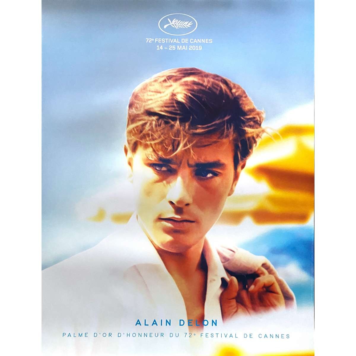 CANNES FILM FESTIVAL 2019 Official Poster  - 23x32 in. - Alain Delon