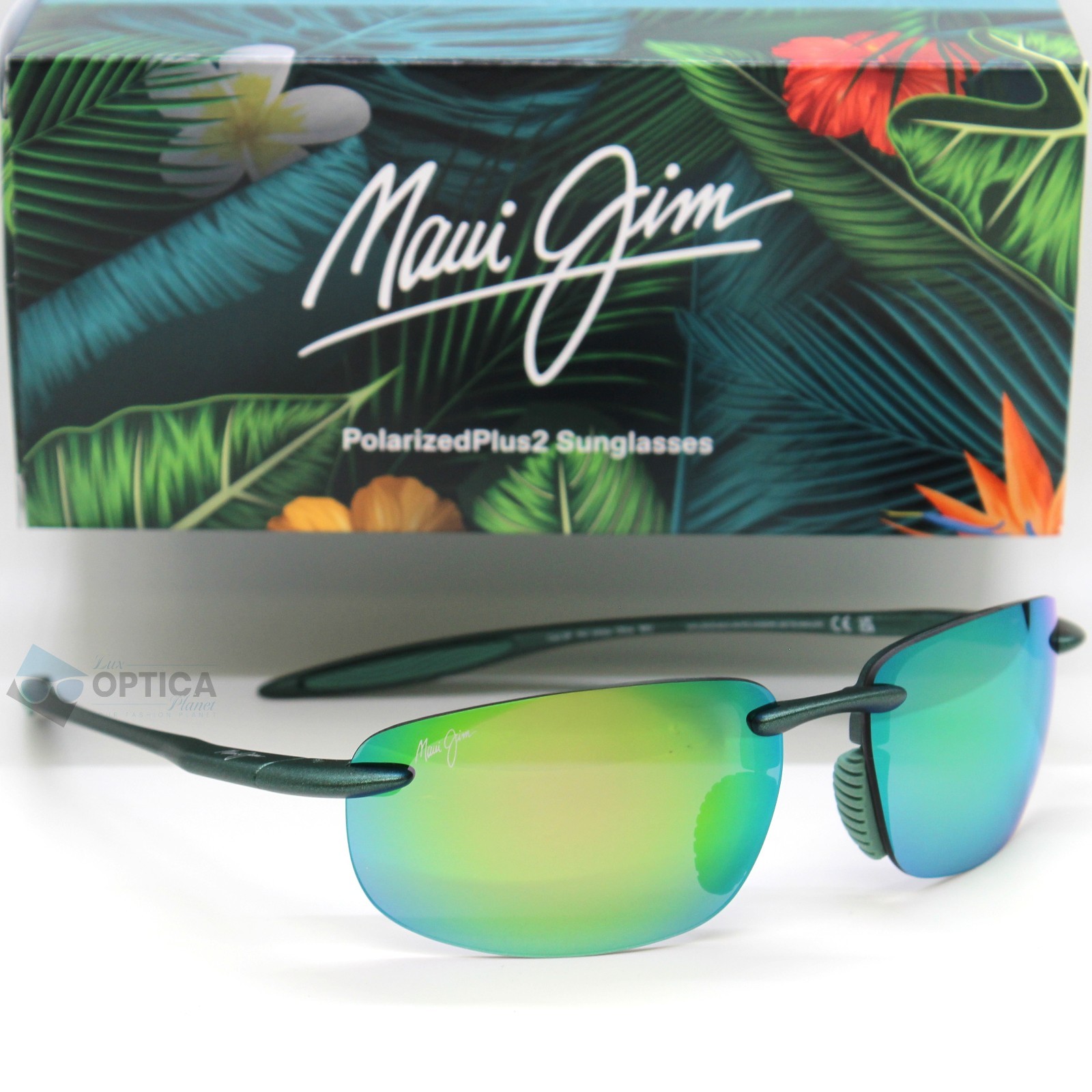 NEW Maui Jim Hookipa ULTRA Matte Green Polarized Sport Sunglasses MJ676S-004 NEW Maui Jim Hookipa ULTRA Matte Green Polarized Sport Sunglasses MJ676S-004