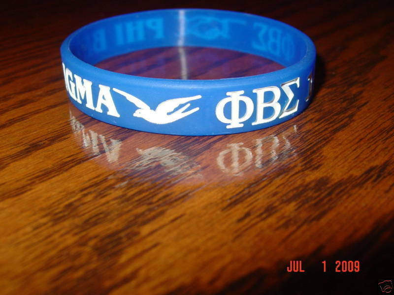 PHI BETA SIGMA GREEK FRATERNITY WRISTBANDS