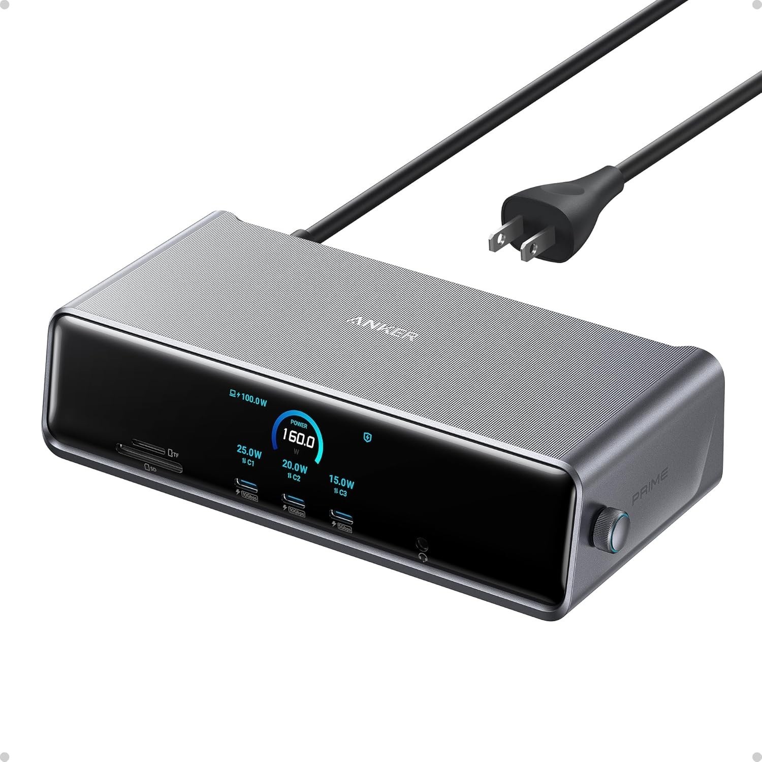 Anker Prime DL7400 14-Port Docking Station Triple Display USB-C 3.2 Gen 2 Hub Anker Prime DL7400 14-Port Docking Station Triple Display USB-C 3.2 Gen 2 Hub