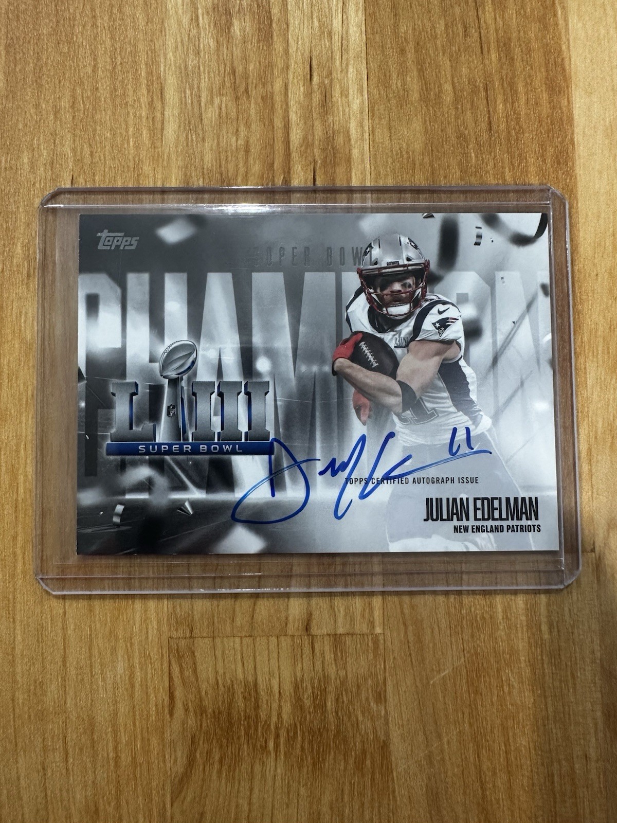 2026 Topps Football Julian Edelman Super Bowl Champion Auto #SBCS-JE Patriots 2026 Topps Football Julian Edelman Super Bowl Champion Auto #SBCS-JE Patriots