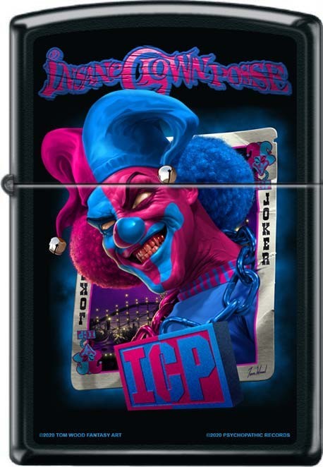 ICP Carnival of Carnage - Black Zippo Lighter ICP Carnival of Carnage - Black Zippo Lighter