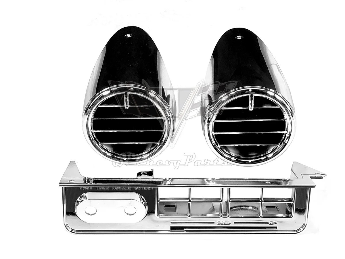 1959-1960 Chevy Impala Dash Air Conditioning AC Vents Set