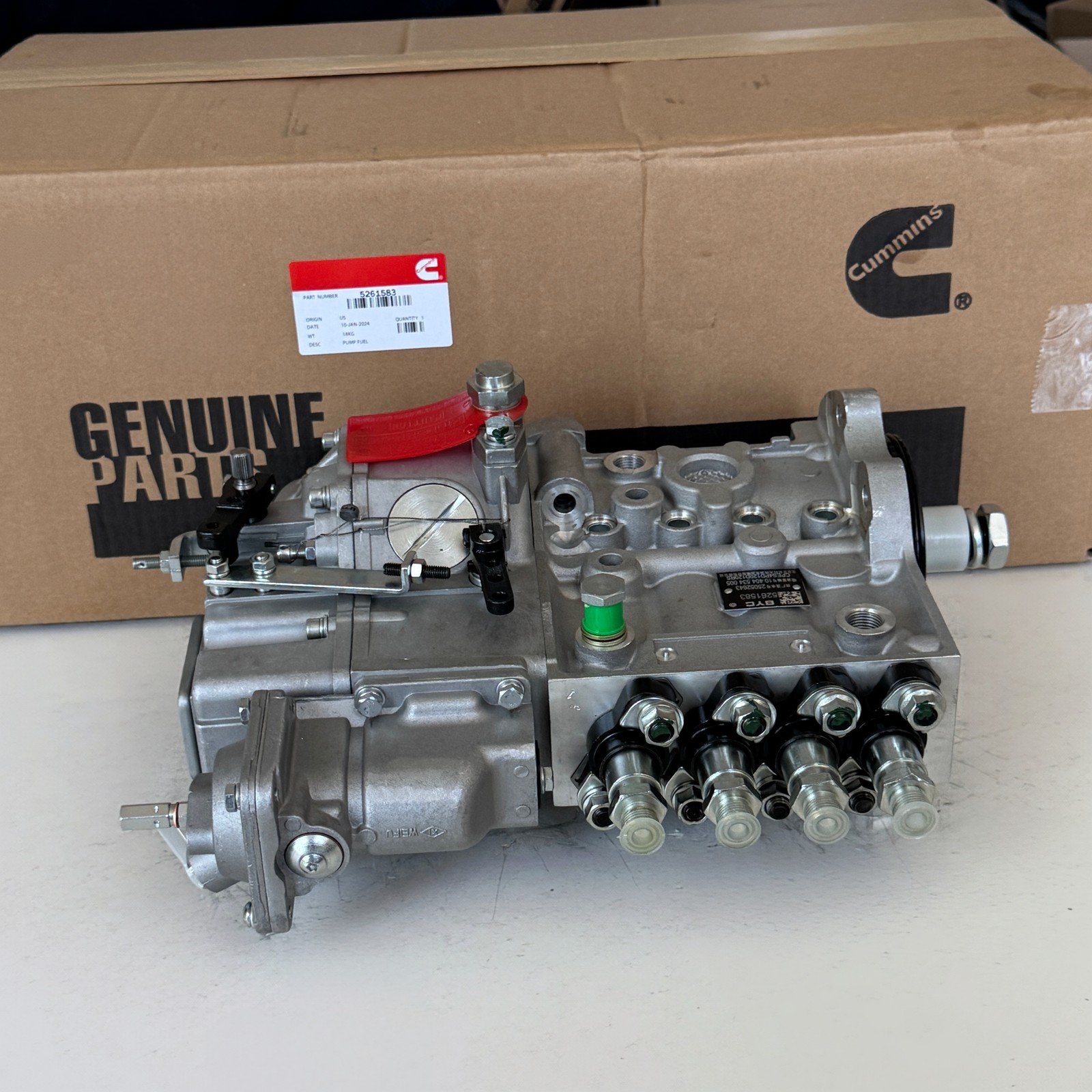 5268997 5261583 Fuel Injection Pump Compatible With Cummins 4BT 4BTA 3.9L 140HP 5268997 5261583 Fuel Injection Pump Compatible With Cummins 4BT 4BTA 3.9L 140HP