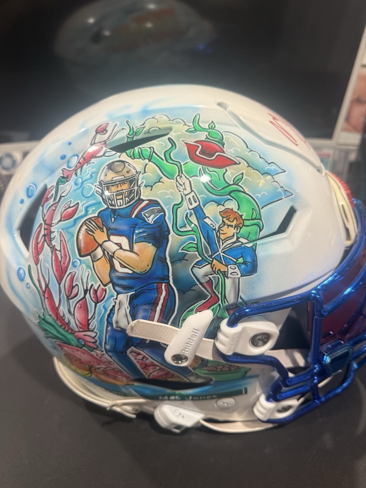 🔥🏈 Patriots Authentic Speed Flex Mac Jones Killer B Customs-DOWNTOWN ED. Nice