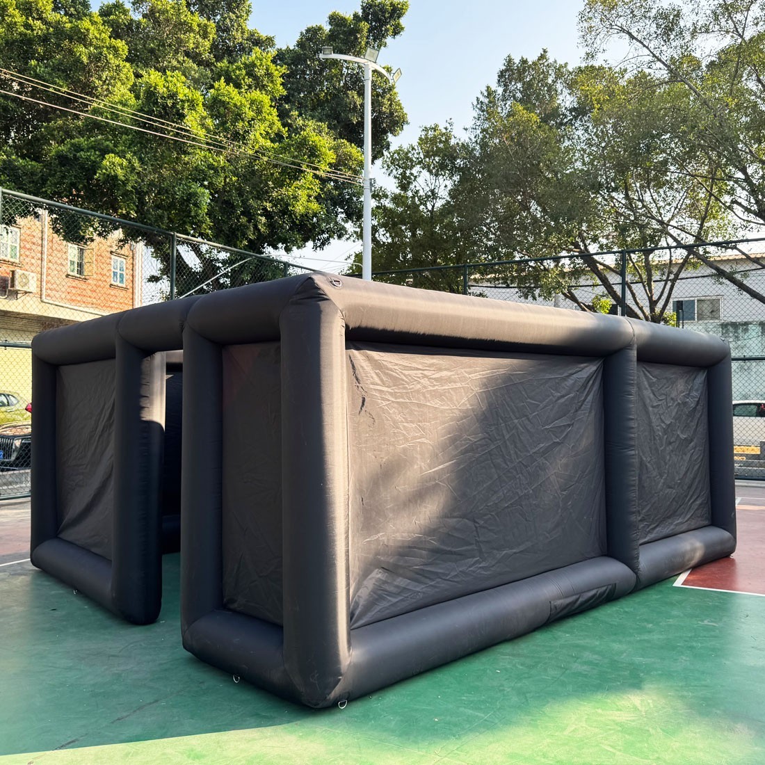 Black Inflatable Maze Halloween Haunted House Inflatable Labyrinth Maze Carnival Black Inflatable Maze Halloween Haunted House Inflatable Labyrinth Maze Carnival