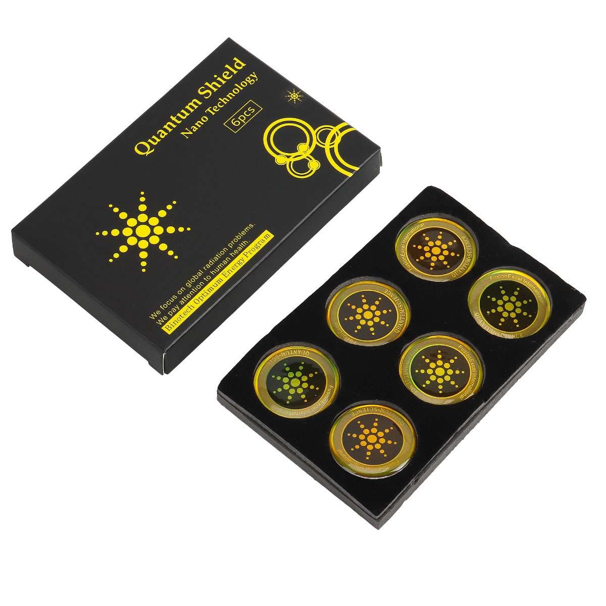 Quantum Anti Radiation Shield 5G EMF Protection - Phones Laptops - 6 Stickers Quantum Anti Radiation Shield 5G EMF Protection - Phones Laptops - 6 Stickers