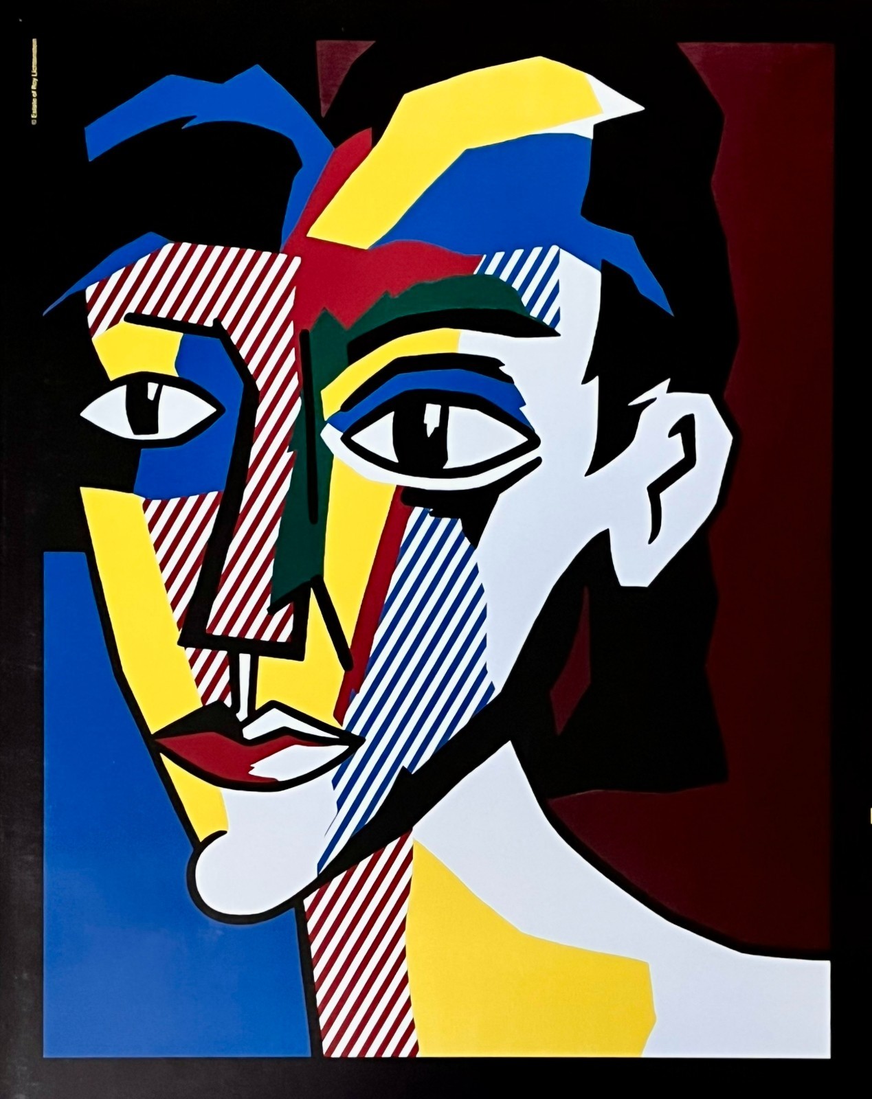 ROY LICHTENSTEIN, 2013 Original Exhibition Poster, Gagosian Paris - 1979 Pop Art