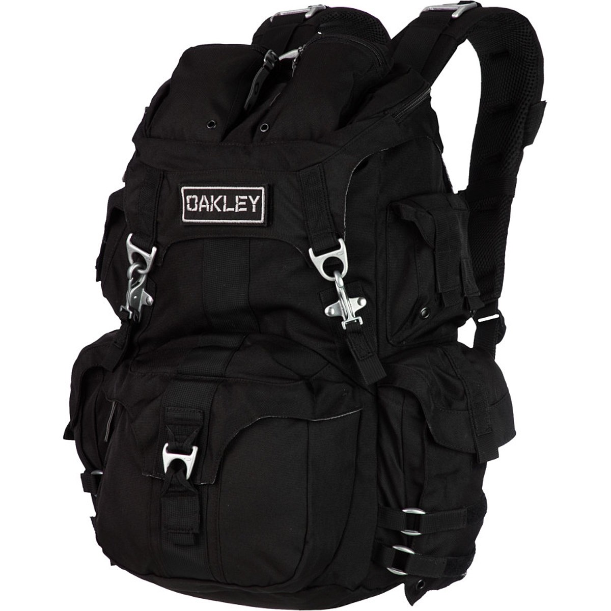 RARE OAKLEY AP MECHANISM BACKPACK Jet Black Tactical Gear Hiking Day Pack Bag RARE OAKLEY AP MECHANISM BACKPACK Jet Black Tactical Gear Hiking Day Pack Bag