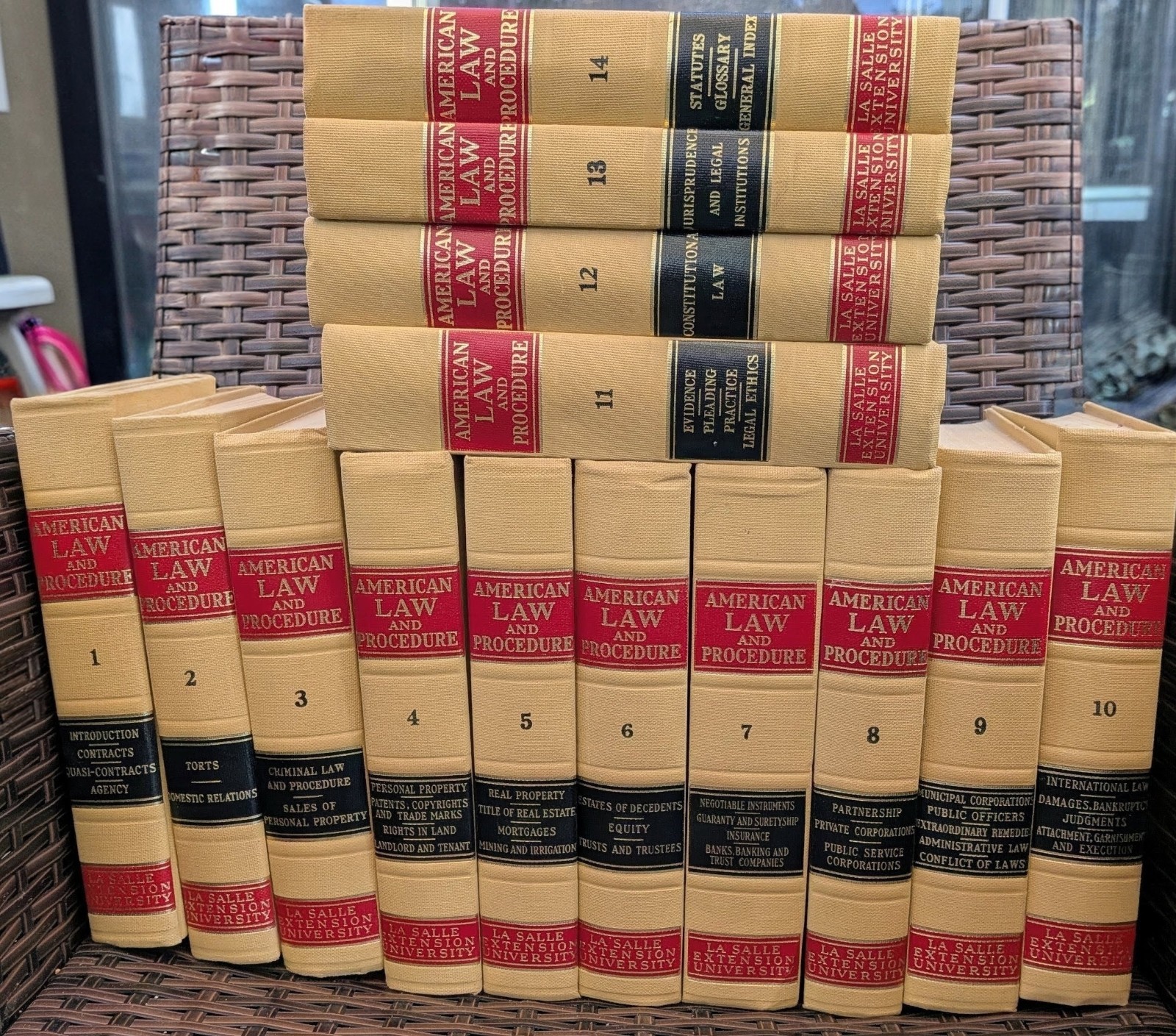 American Law & Procedure La Salle Extension University Book 14 Volume Set 1965