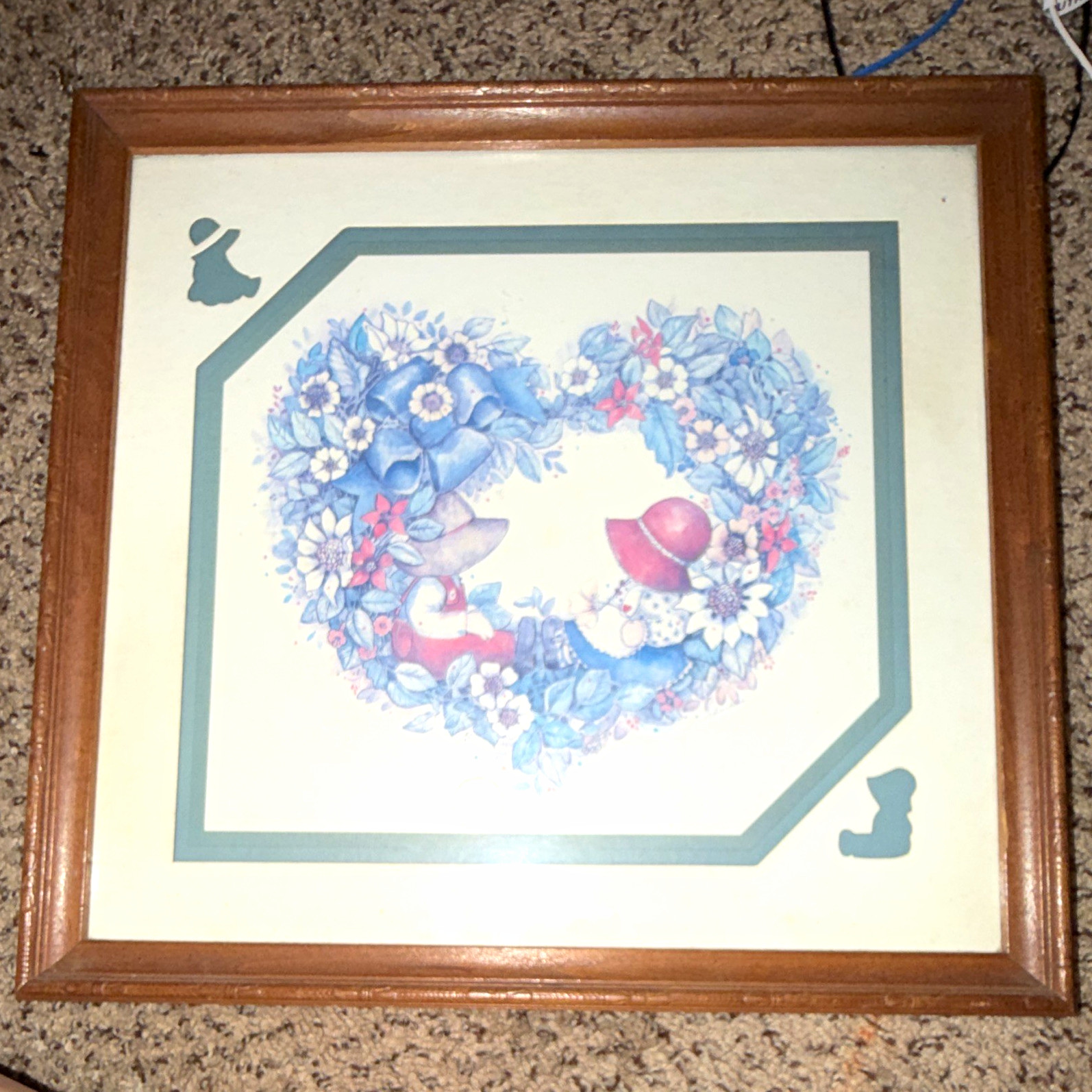 Vintage sun bonnet sue wall art