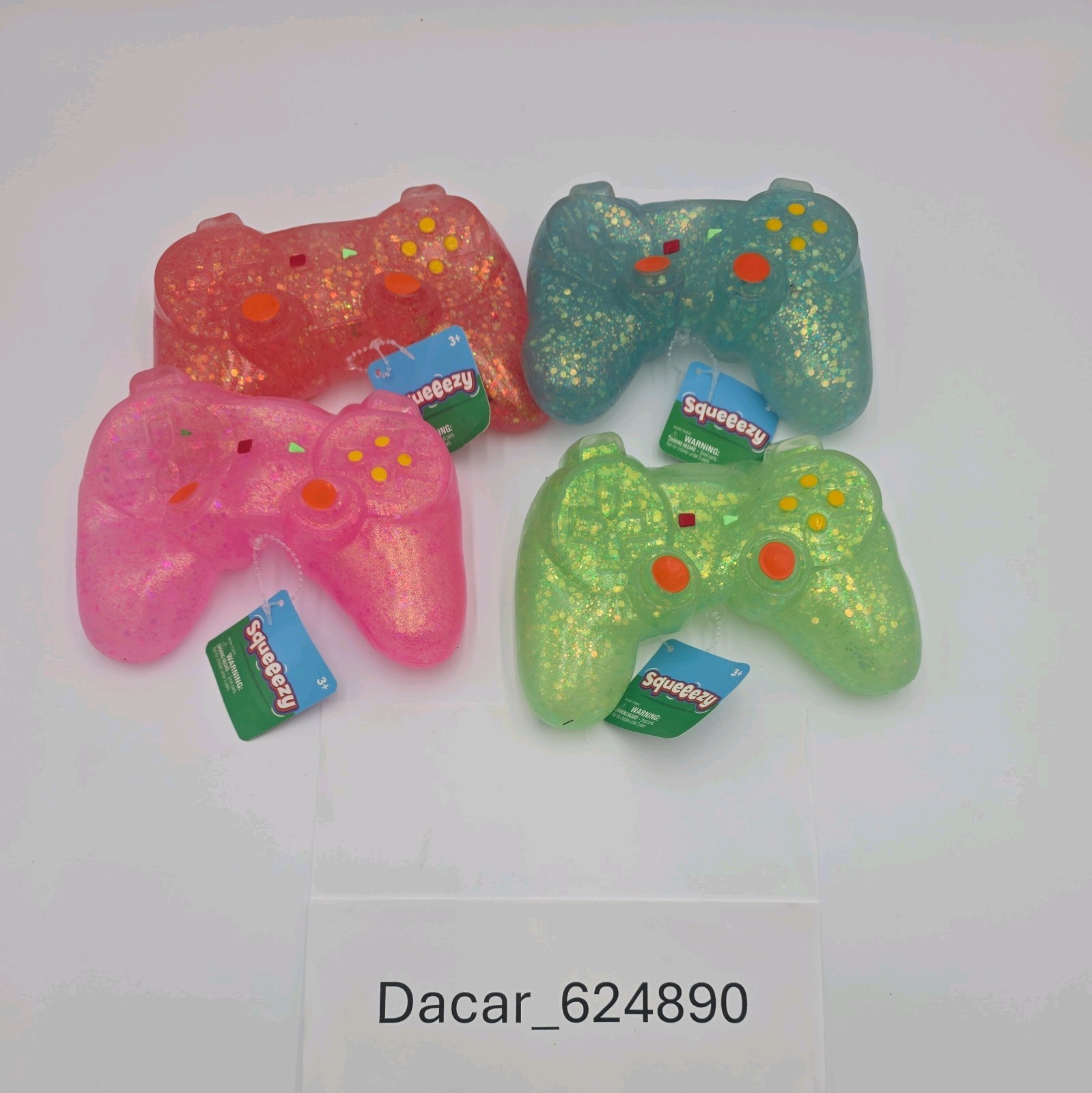 Lot Of 4 Sunny Days New Glitter Squeeezy Controller * BRAND NEW*VIRAL* Lot Of 4 Sunny Days New Glitter Squeeezy Controller * BRAND NEW*VIRAL*