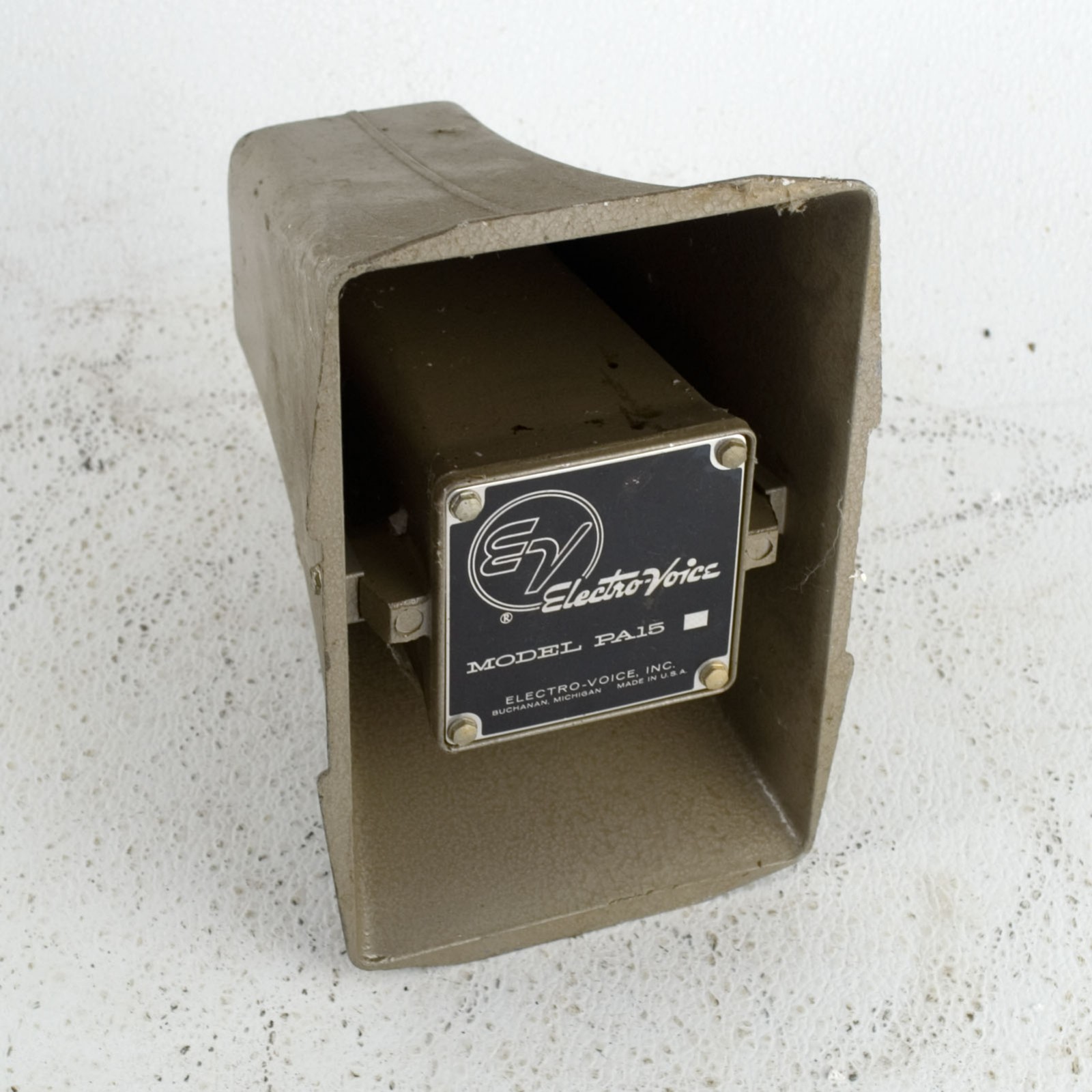 Vintage Electro-Voice PA15 Horn Speaker Paging PA System EV Tested Working Vintage Electro-Voice PA15 Horn Speaker Paging PA System EV Tested Working
