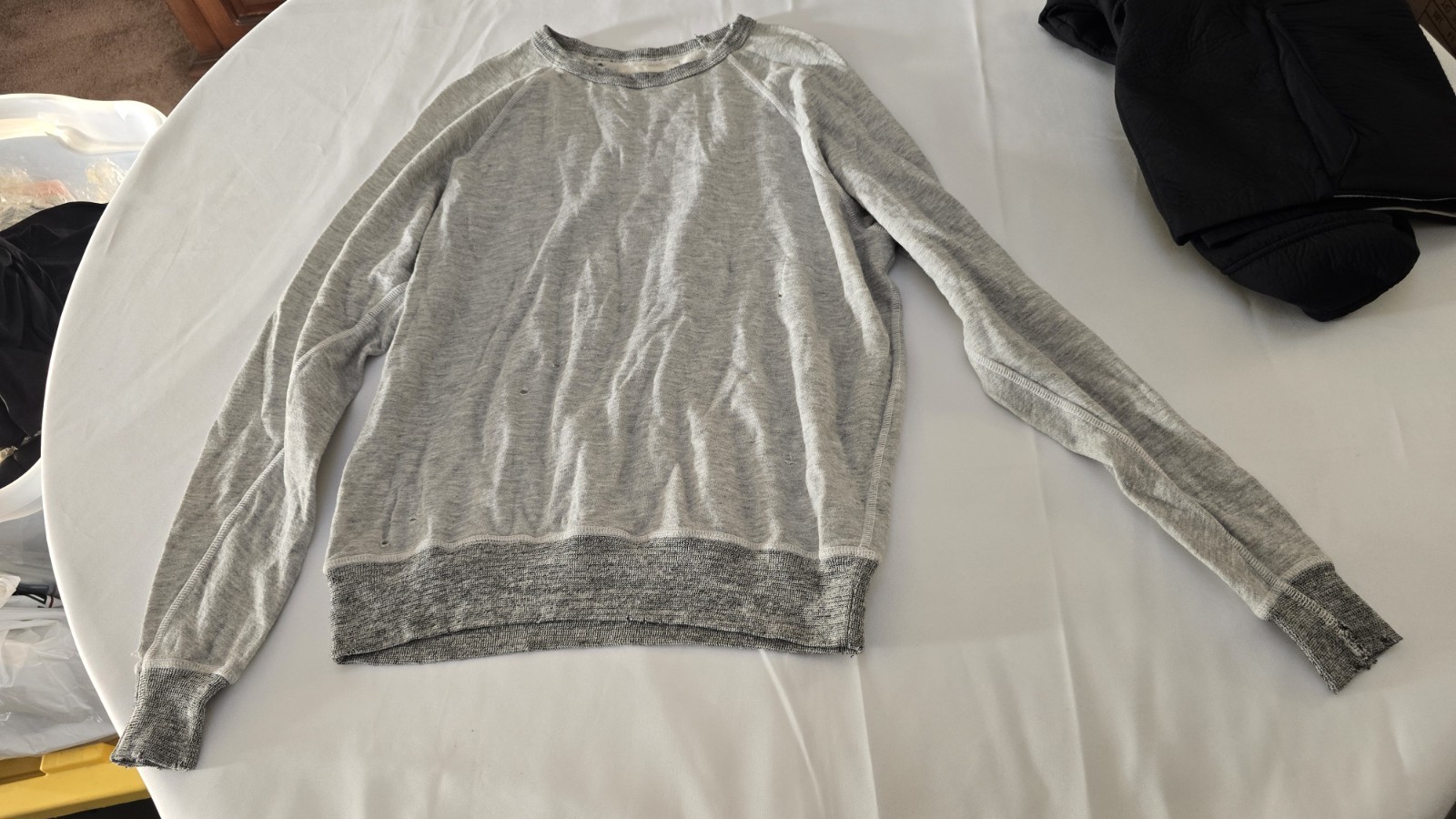 The Great Grey Raglan Sweatshirt The Great Grey Raglan Sweatshirt
