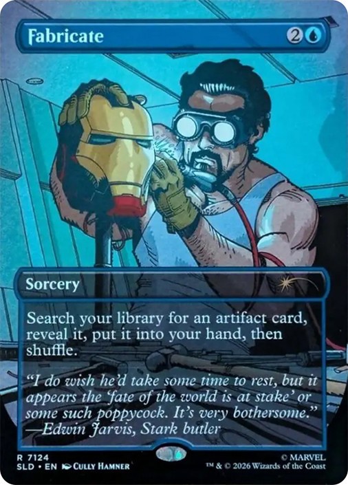MTG  Fabricate (Marvel) Borderless - Secret Lair Drop #7124