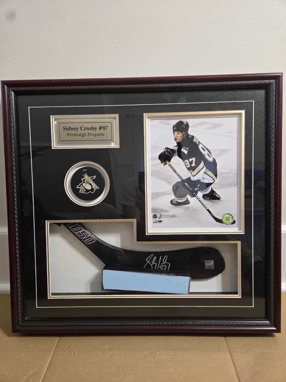 Sidney Crosby Signed & Framed Hockey Stick Blade - Frameworth COA