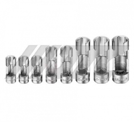 JTC-6609 8PCS SLOTTED SOCKET SET 3/8 JTC-6609 8PCS SLOTTED SOCKET SET 3/8