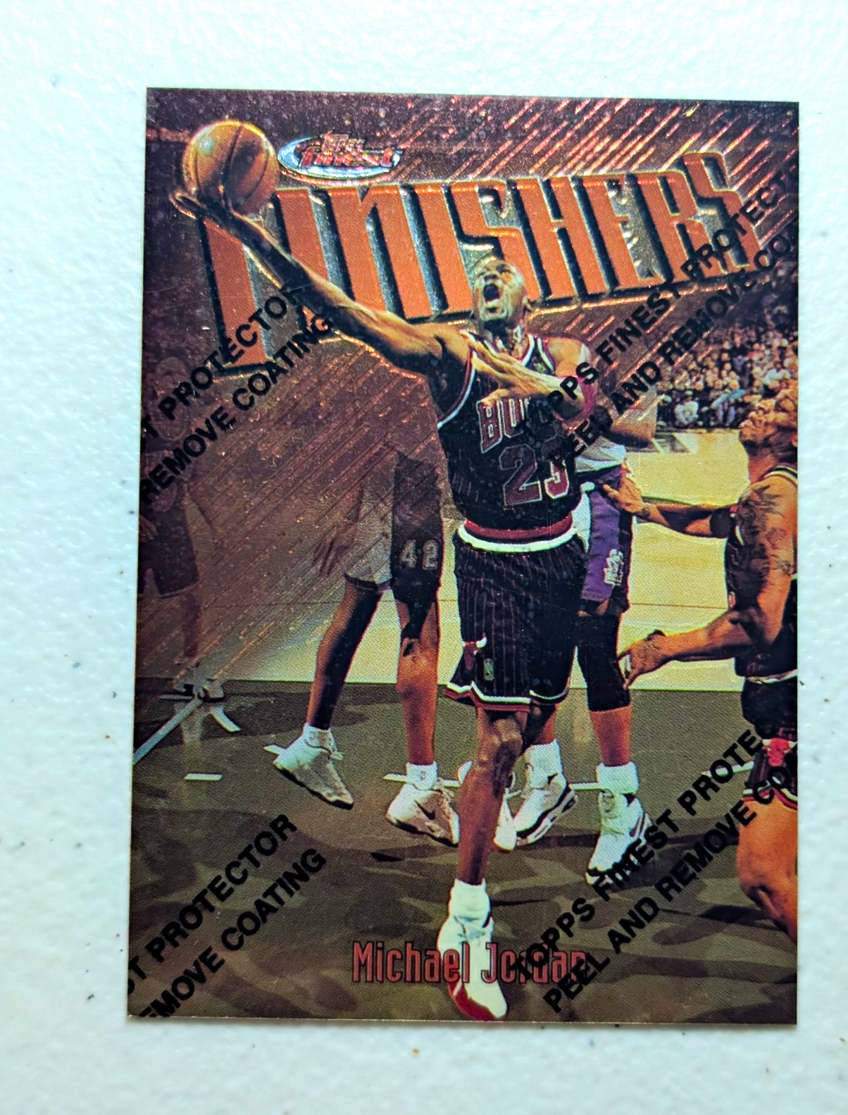 Topps 1996-97 Finest Finishers Michael Jordan #39 Very Minor Issues SEE PHOTOS Topps 1996-97 Finest Finishers Michael Jordan #39 Very Minor Issues SEE PHOTOS