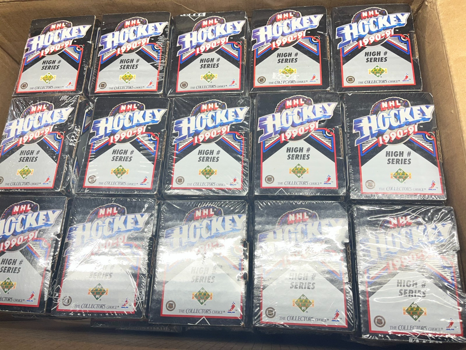 1990-91 Upper Deck Hockey High Series Case of 60 Factory Sealed Sets RARE 🔥