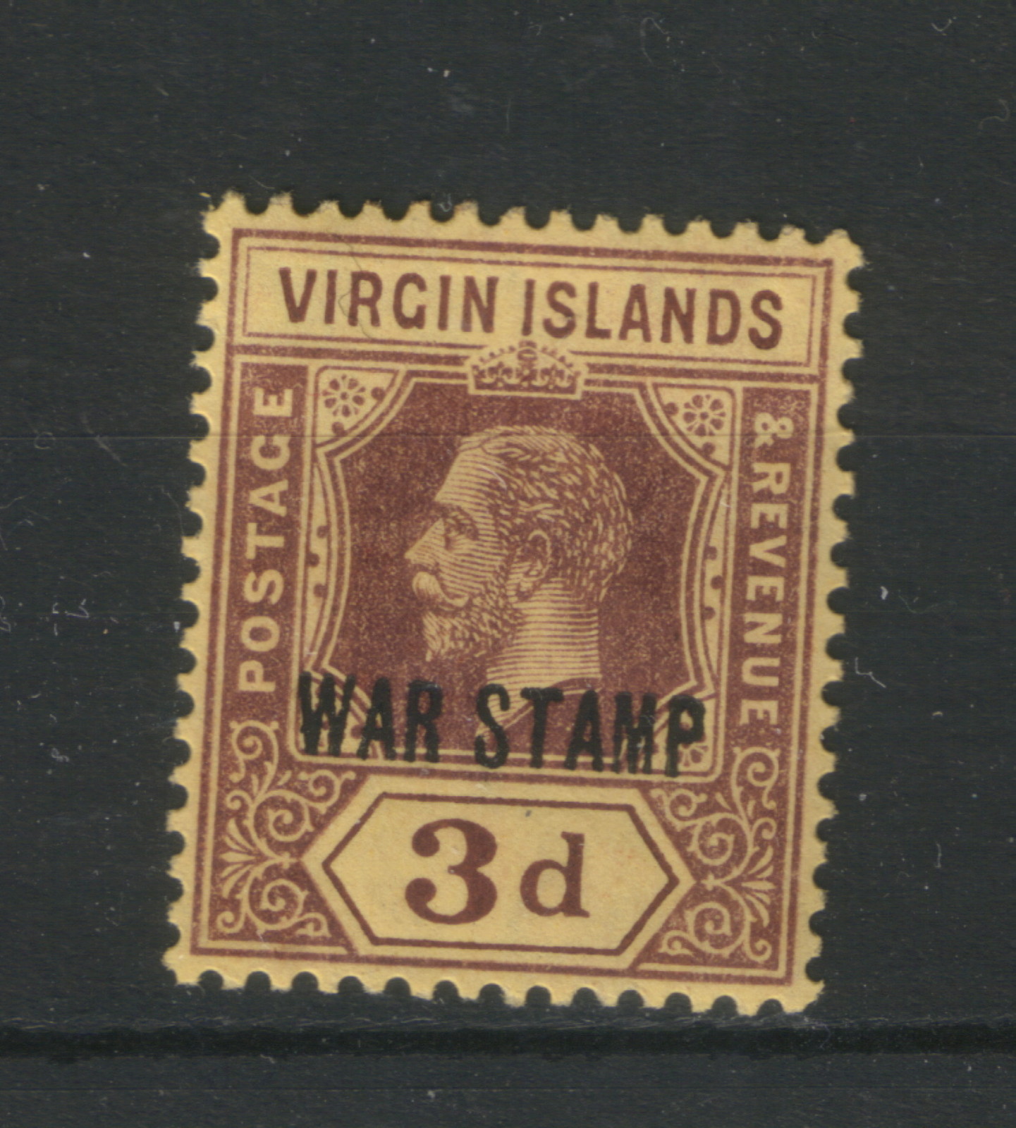 WIRGIN ISLANDS-MH* STAMP-OVPT \