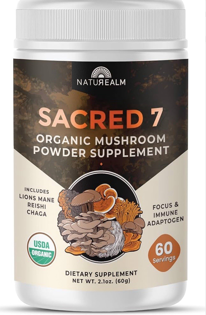 Naturealm Sacred 7 Mushroom Powder Supplement - Non-GMO – Lion’s Mane Naturealm Sacred 7 Mushroom Powder Supplement - Non-GMO – Lion’s Mane