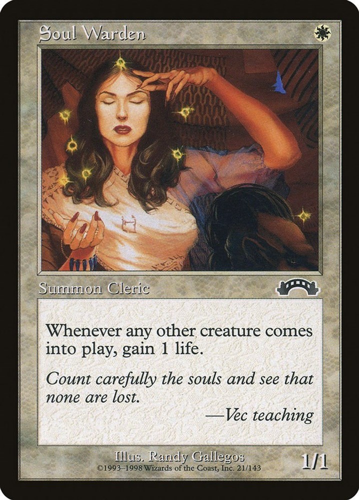 Soul Warden #21 (NM) Exodus (EXO) MTG