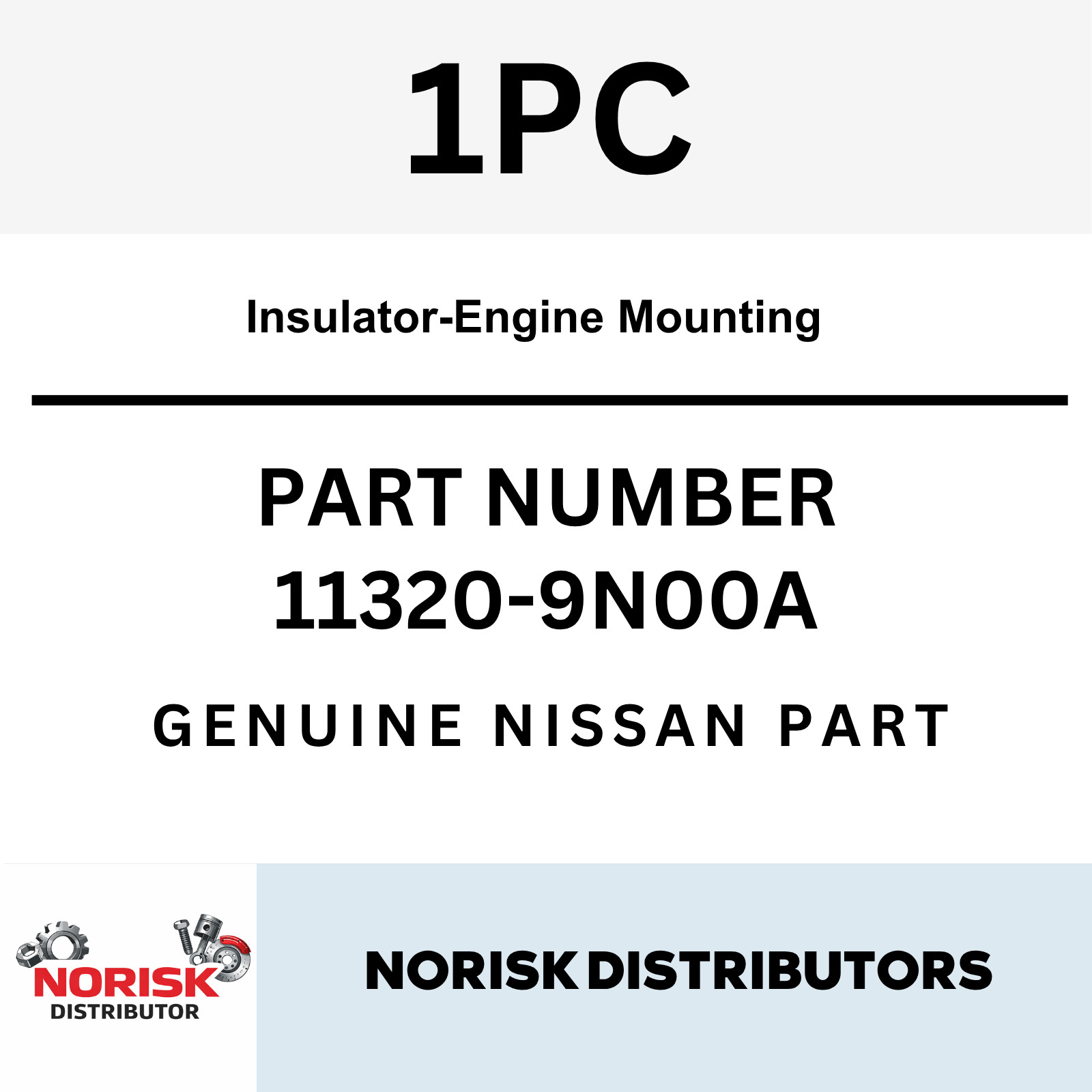 2009 2014 Nissan Maxima Genuine Insulator-Engine Mounting Rear 11320-9N00A