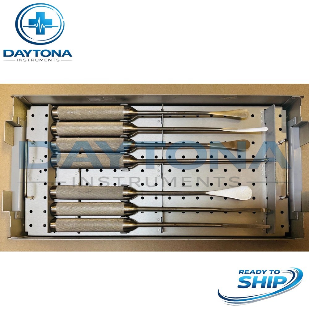Wallie-Heinig Thoracic Lumbar Spine Medical Elevator Instrument Set