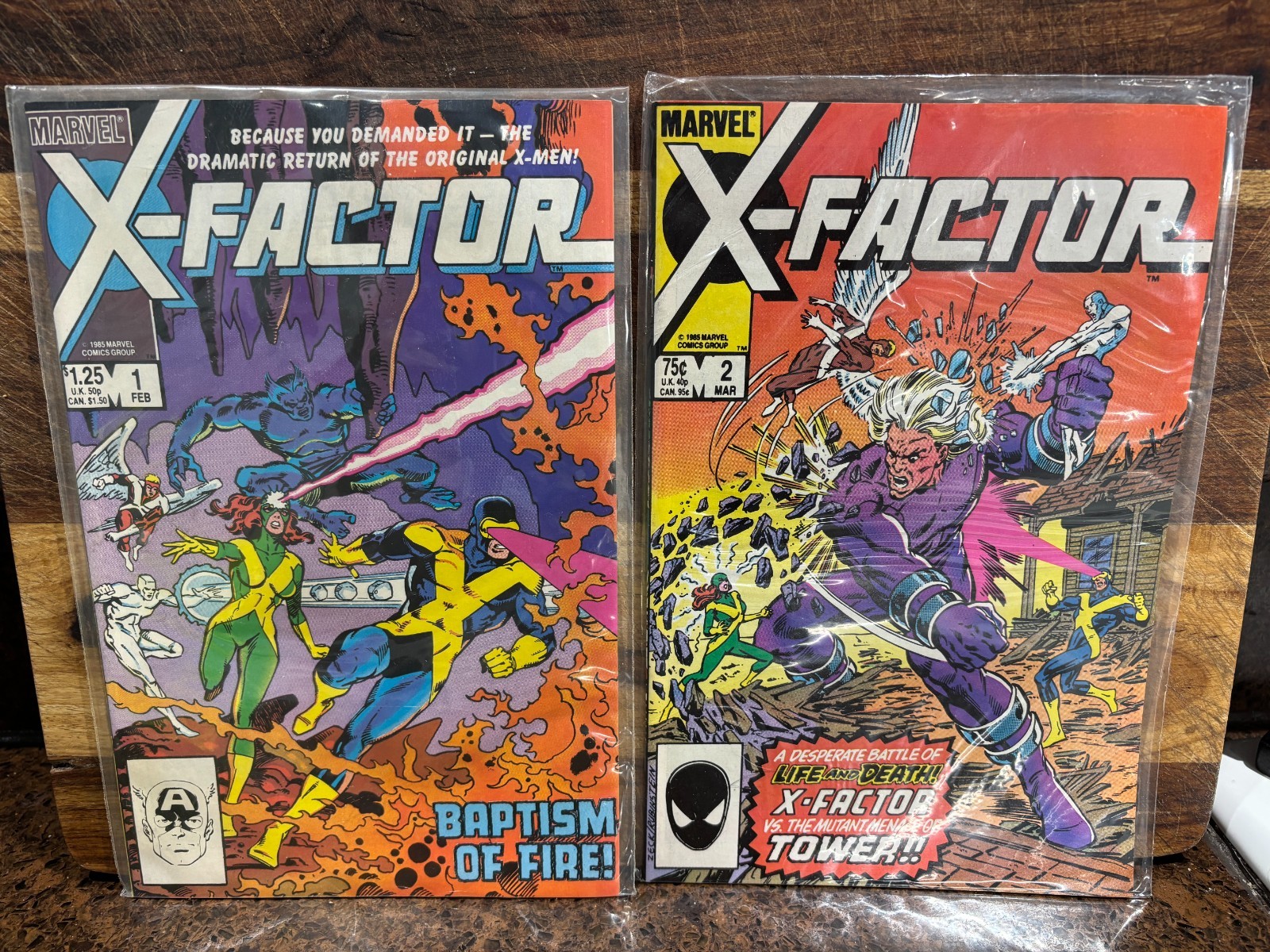 X-Factor #1 and #2 (Marvel Comics February 1986)