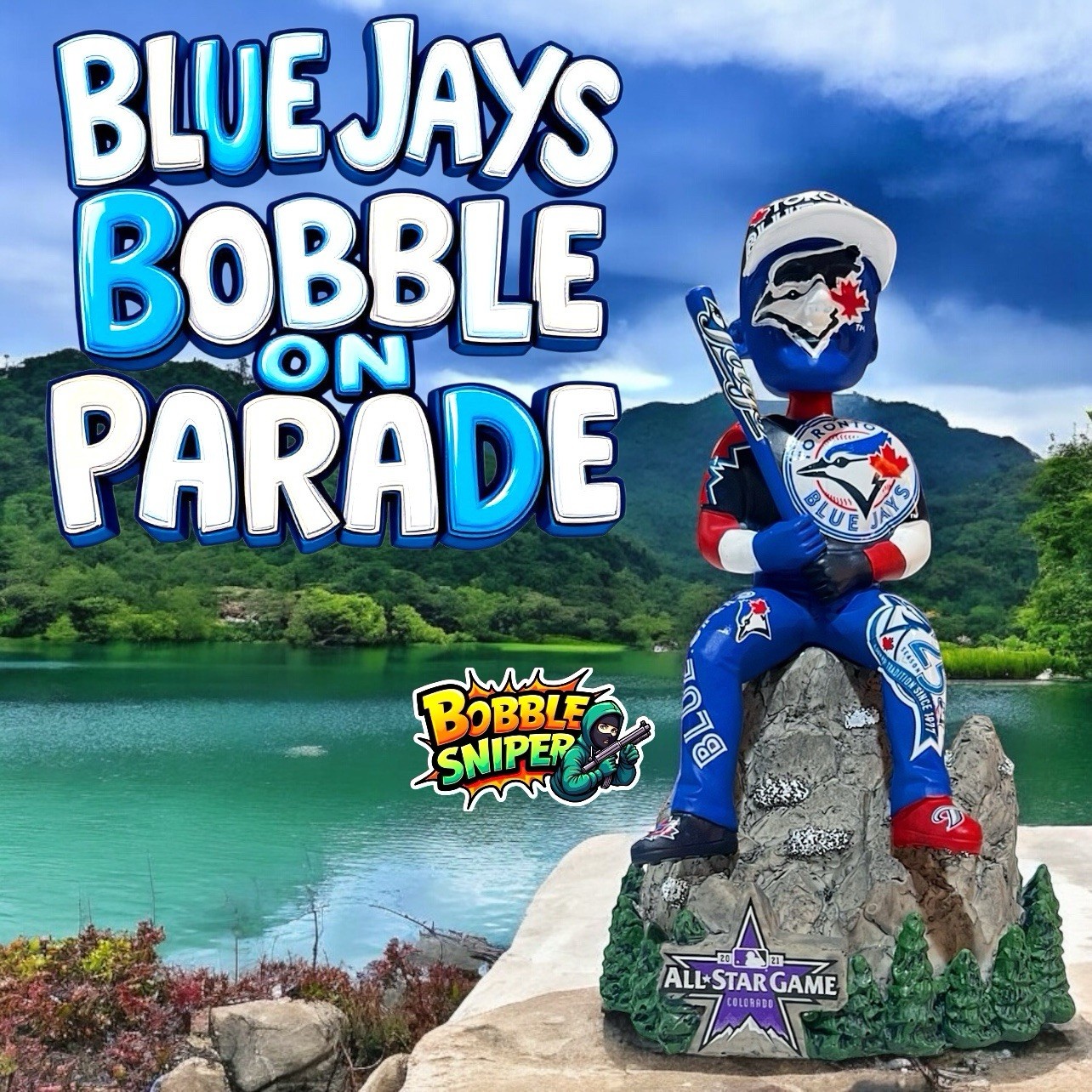 TORONTO BLUE JAYS “Bobbles on Parade” 2021 MLB All-Star Game Bobblehead