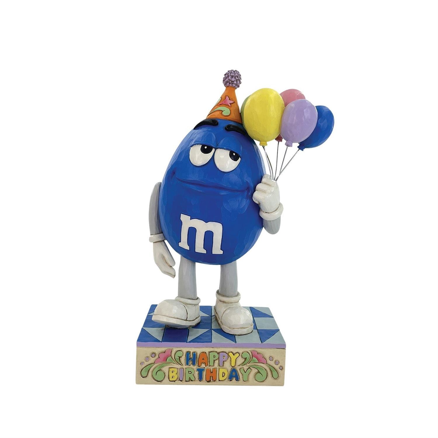 Who\'s Ready To Celebrate M&M\'S Blue Character Birthday Balloons By: M&M\'S Jim