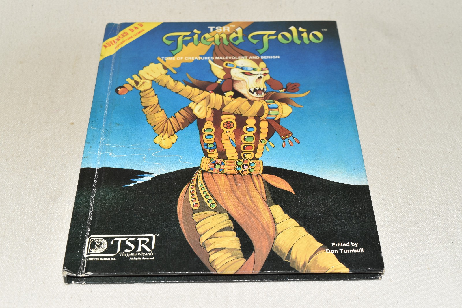 FIEND FOLIO 1981 1ST EDITION Advanced Dungeons Dragons AD&D 2012 TSR FINE/RARE